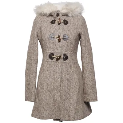 Dufflecoat (Beige) fra Jane Norman Akryl, Polyester, Uld