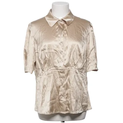 Kortærmet skjorte (Beige) fra Ril's Elastan, Silke