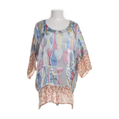 Top (Blå, Flerfarvet) fra Tone Barker Silk Silke