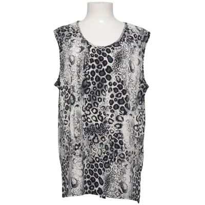 Tank Top (Black, White) from Fashion Elastane, Polyester