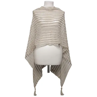 Poncho (Beige) Linen