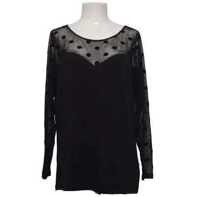 Top (Black) from H&M+ Cotton, Elastane, Polyester