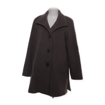Manteau (Marron) de Erre Viscose, Laine