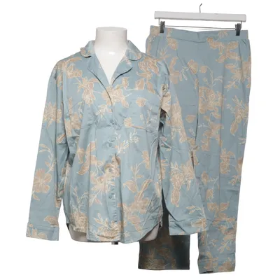 Pyjamas (Blå, Beige) från Åhléns Bomull, Elastan
