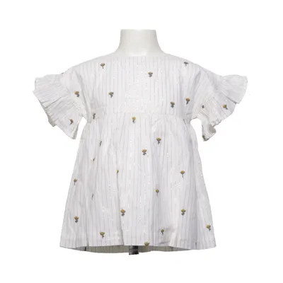Kjole (Irwinton Jr Blouse) fra POMPdeLUx Bomuld, Metallfiber
