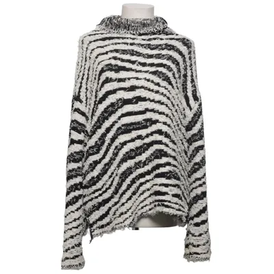 Sweater (Black, White) from By Malene Birger Cotton, Merino wool, Polyamide