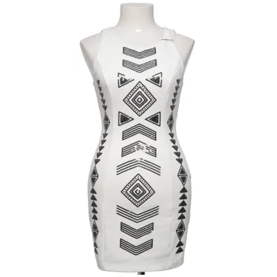 Dress (White, Black) from Lord & Taylor