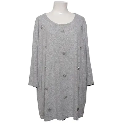 Sweater (Gray) from Thea Elastane, Polyester, Viscose