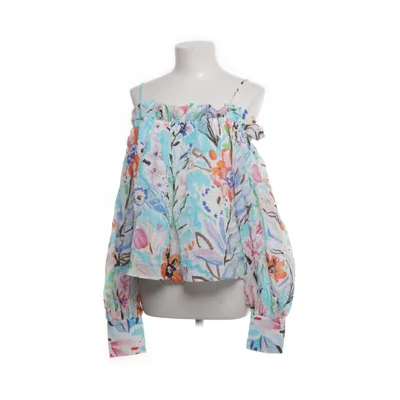 Blus (Blå, Flerfärgad) från H&M Trend Bomull, Elastan, Viskos