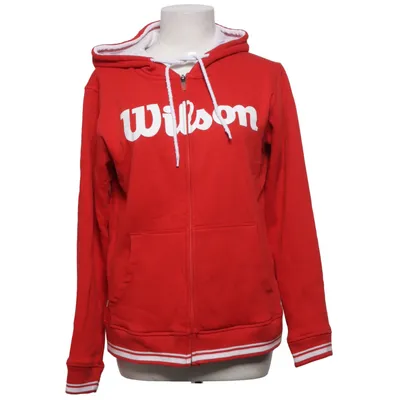 Capuchon sweater (Rood, Wit) van Wilson Katoen, Polyester