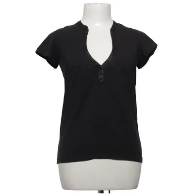 Top (Schwarz) von Riley Woman Baumwolle, Elasthan, Modal