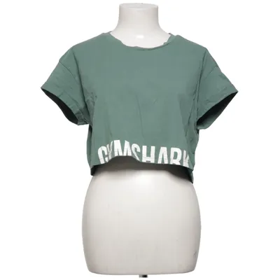 Crop top (Vert) de Gymshark Coton, Élasthane