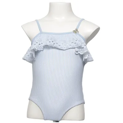 Badpak (Blauw, Wit) van H&M Elastaan, Polyamide