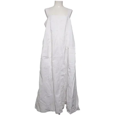 Maxi dress (White) from Zara Cotton