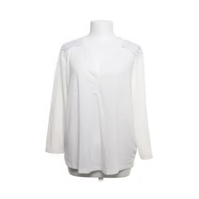 Bluse (Hvid) fra H&M Polyester, Polyamid, Elastan