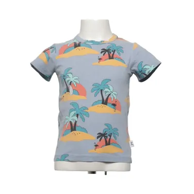 T-shirt (Blue, Multicolored) from JNY Elastane, Organic cotton