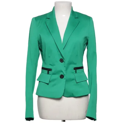 Blazer (Groen) van Claudia Sträter Acetaat, Katoen, Elastaan, Polyester