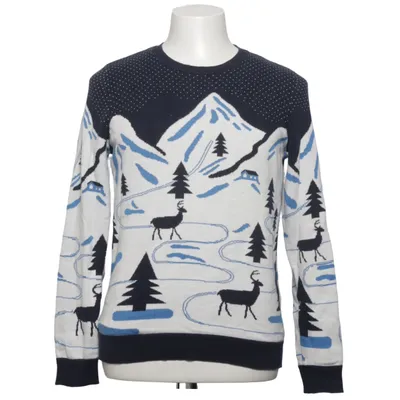 Kersttrui (Blauw, Wit, Meerkleurig) van Your Turn Katoen
