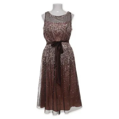 Aftonklänning (Brun, Flerfärgad) från Angie Polyester