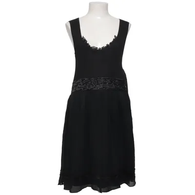 Dress (Black) from Helen Wang Polyester, Silk