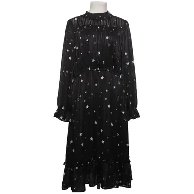 Dress (Black) from Love Weaves Metallic fiber, Polyester