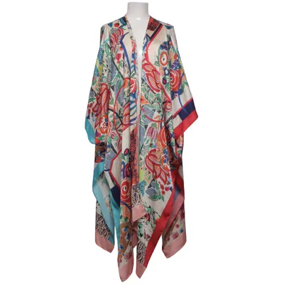 Kimono (Weiß, Mehrfarbig) von Zara Trafaluc Polyester
