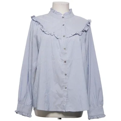 Blouse (Blue, White) from Drys Polyester