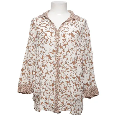Blouse (Bruin, Wit) van Frank Walder Viscose
