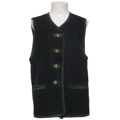 Leather vest (Blue, Green) from Zeiler Leather, Viscose