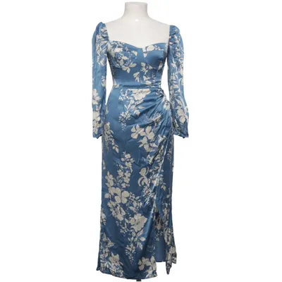 Maxi jurk (Blauw, Wit) van Reformation Zijde
