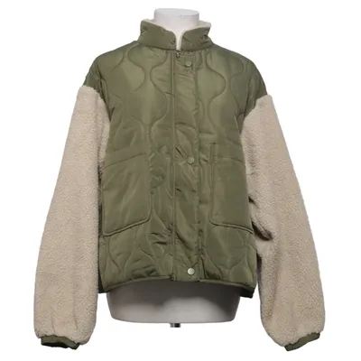 Letvægtsjakke (Grøn, Beige) fra Boohoo Polyester