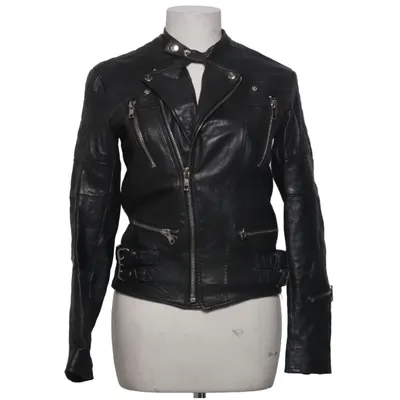 Biker jacket (Black) from Deadwood