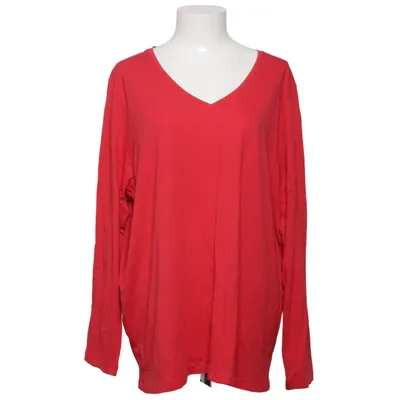 T-shirt à manches longues (Rouge) de Hue Coton, Modal