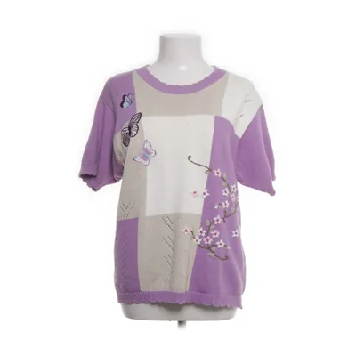 Trui (Lila, Beige, Wit) van Cappuccini Katoen