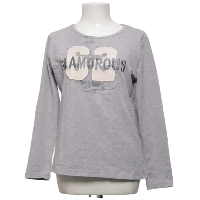 T-shirt à manches longues (Gris) de Bottega Coton, Élasthane