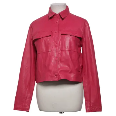Lederjacke (Pink) von Freaky Nation Baumwolle, Leder, Polyester
