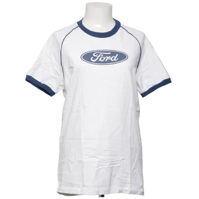 T-shirt (White, Blue) from Bershka