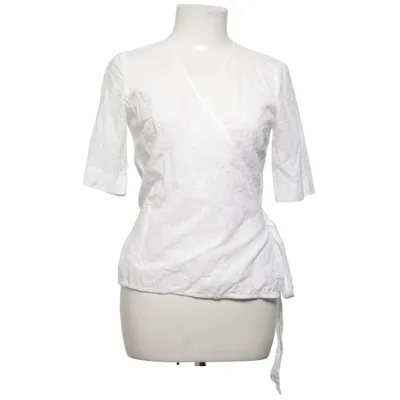 Wikkelblouse (Wit) van Lanius Katoen