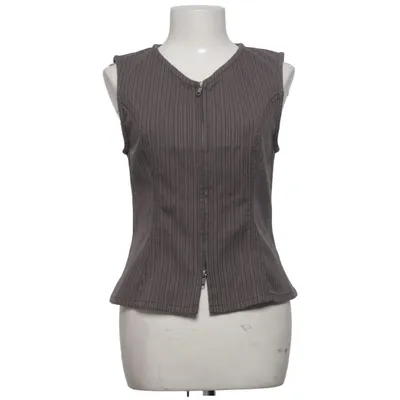 Gilet (Grijs) van Weekday Katoen, Elastaan, Polyester