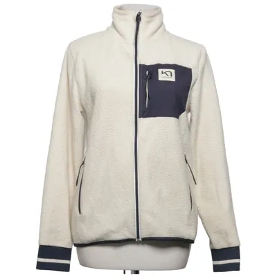 Fleece jacket (White, Blue) from Kari Traa Elastane, Polyamide, Polyester