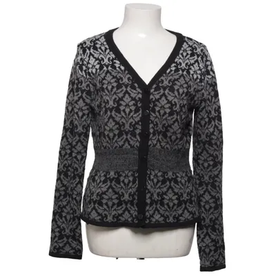 Cardigan (Black, Gray) from Indiska Acrylic, Polyamide, Wool