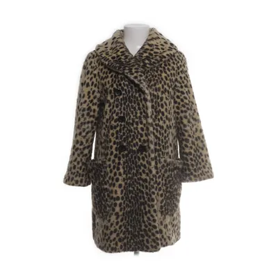 Coat (Brown, Black) from Topshop Polyester