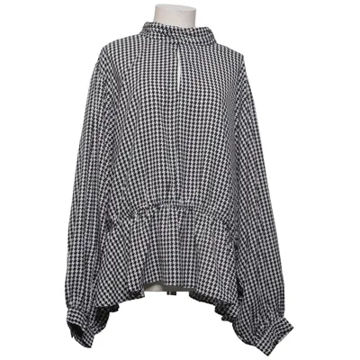 Blouse (Black, White) from Sincerely Loved Polyester