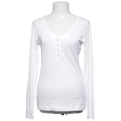 Farfarströja (Vit) från H&M Basic Bomull, Elastan