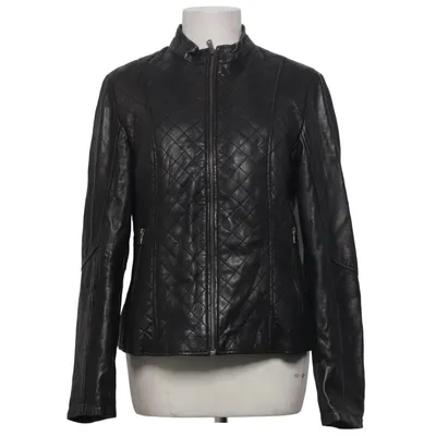 Leather jacket (Gray) from 7 eleven Leather, Polyester
