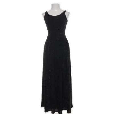 Maxi dress (Black, Multicolored) from EL. Elastane, Polyester