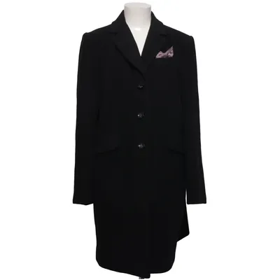 Mantel (Schwarz) von Franco Callegari Polyester, Viskose, Wolle