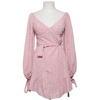 Omlottklänning (Rosa, Vit) från B.Darlin Elastan, Polyester