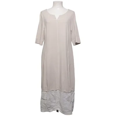 Kjole (Beige, Hvid) fra Vetono Bomuld, Elastan