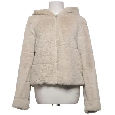 Vinterjacka (Beige) från ONLY Pälsimitation, Polyester
